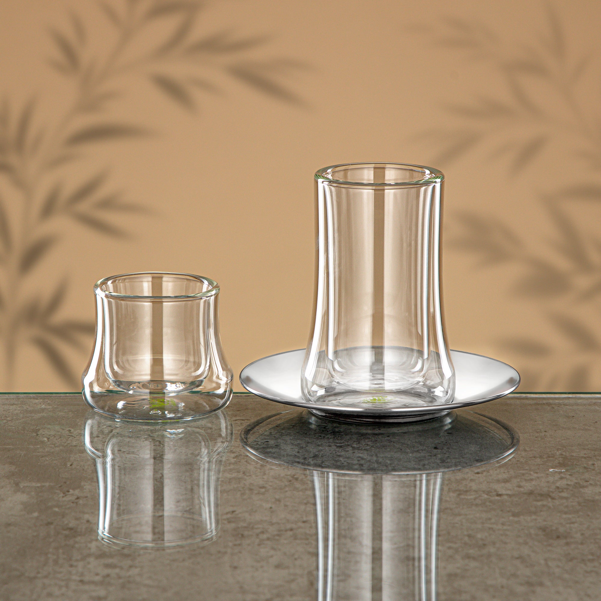 Almarjan Tea Set 18 Pieces Clear