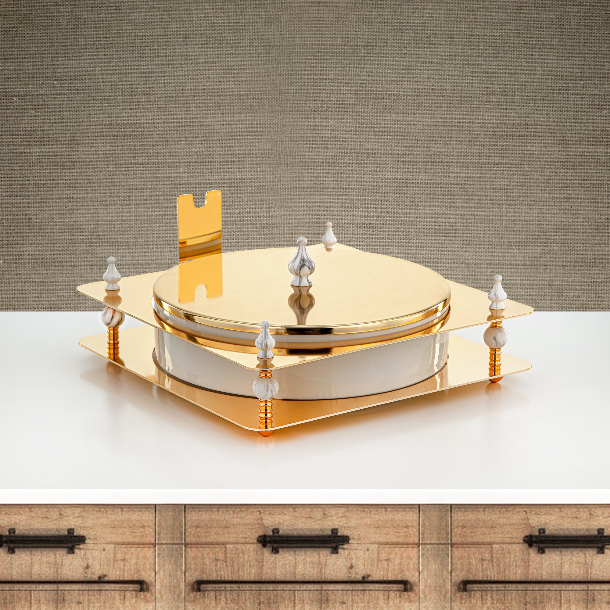 Almarjan 35 CM Candy Box Gold - HM4109-G