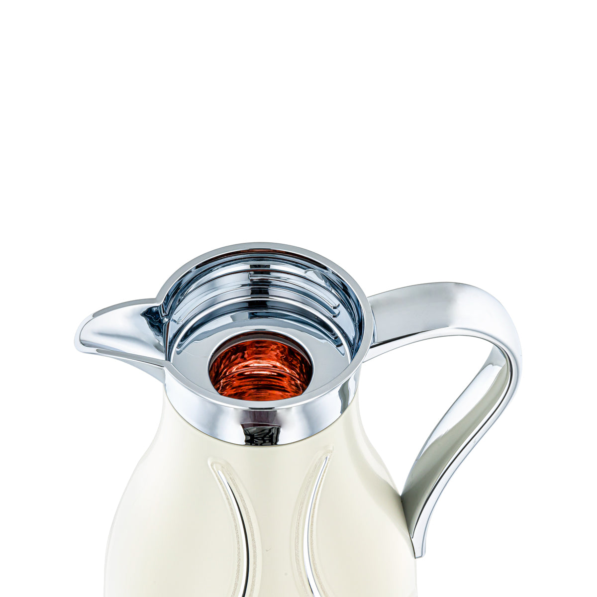 Almarjan 2 Pieces Vacuum Flask Set White & Silver - QKP-0700/1000Q330YZC-H195N