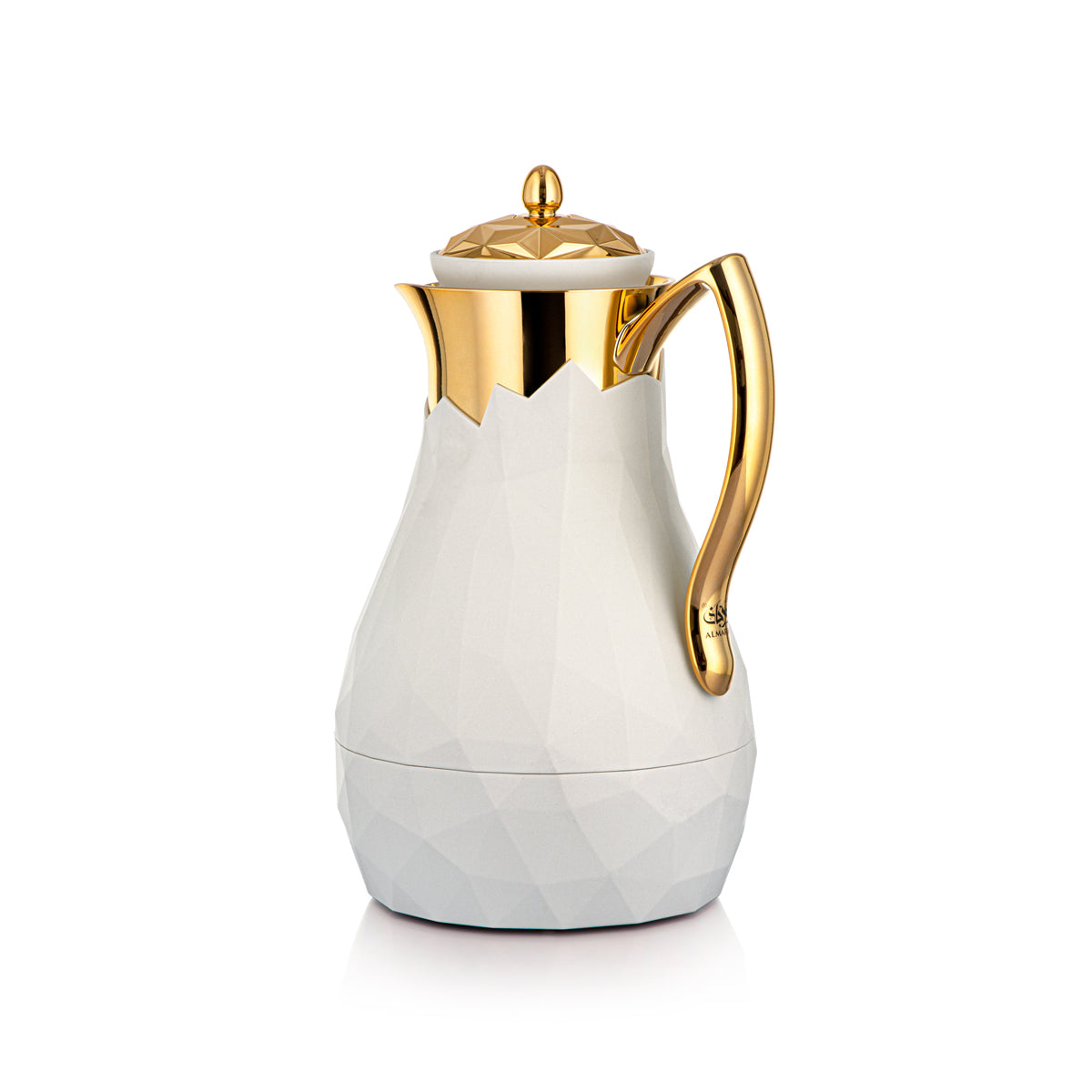 ترمس المرجان 1 لتر عاجي غير لامع وذهبي - SM-2C131-100 IV / G