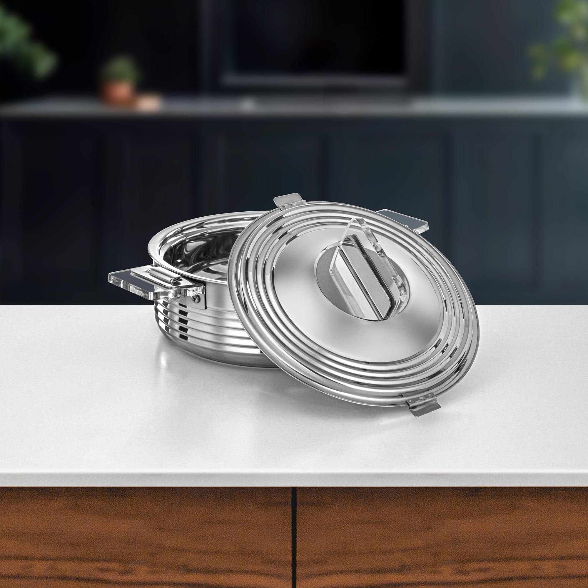 Almarjan Mahra Hot Pot 2.5 L Silver (H25P3)