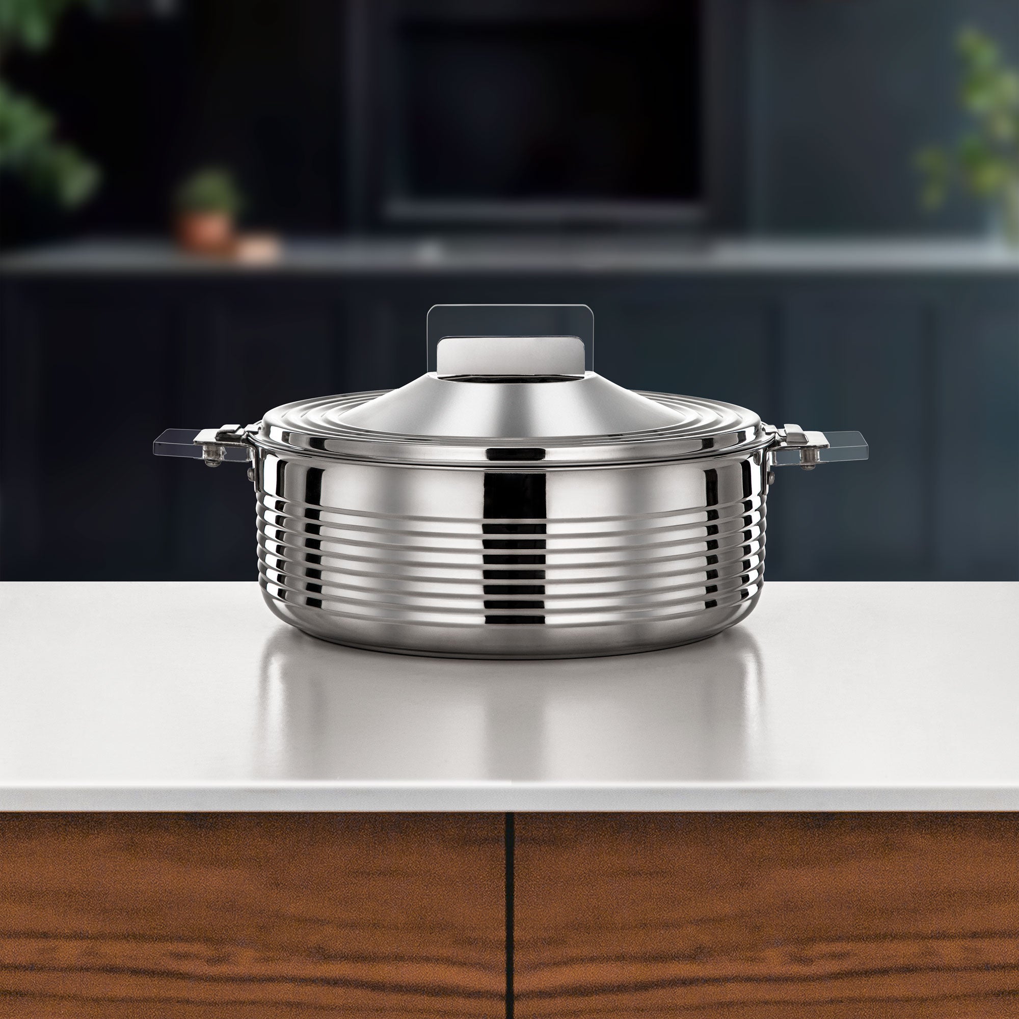 Almarjan Mahra Hot Pot 5 L Silver (H25P3)