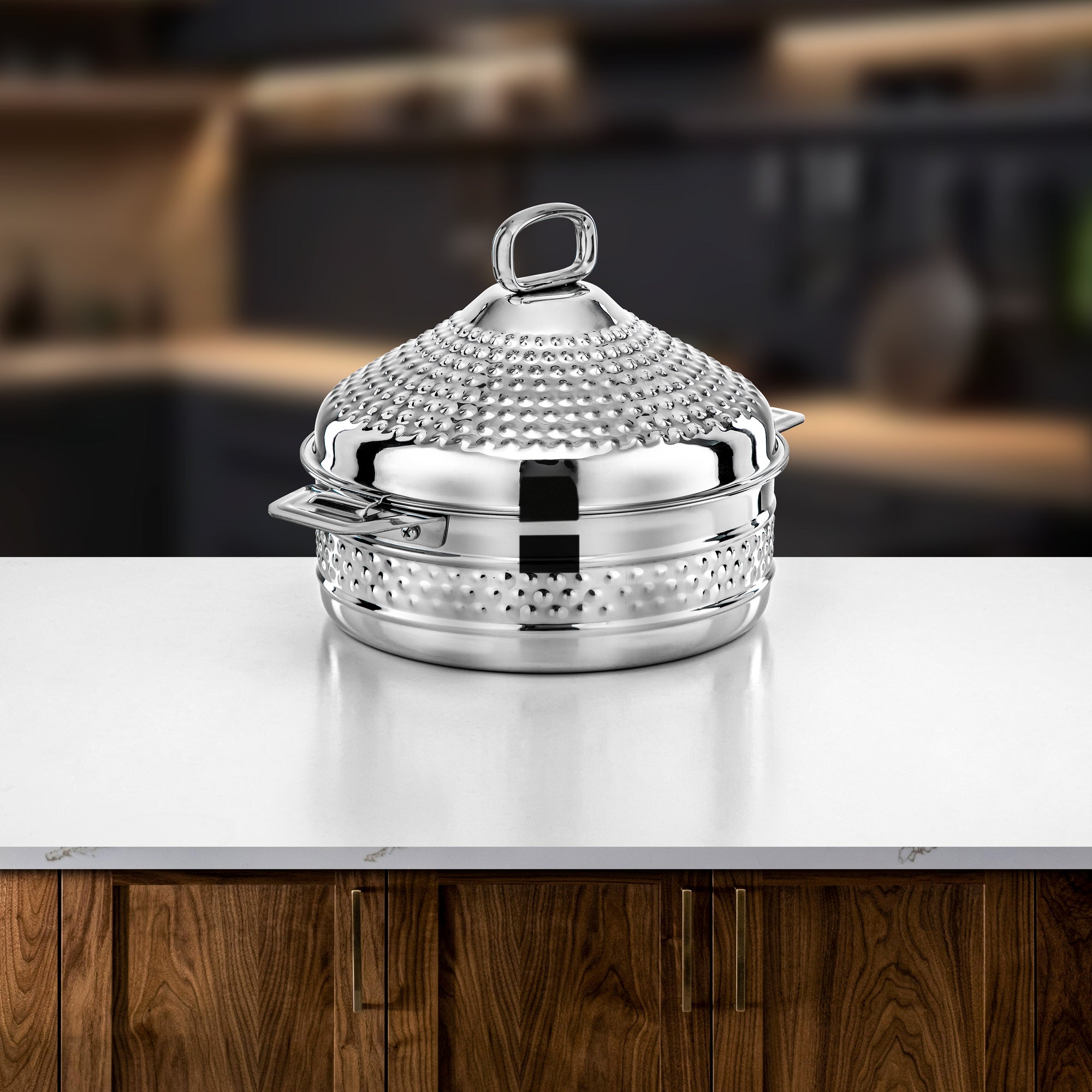 Almarjan Hot Pot Stainless Steel 25cm Silver – Abeer