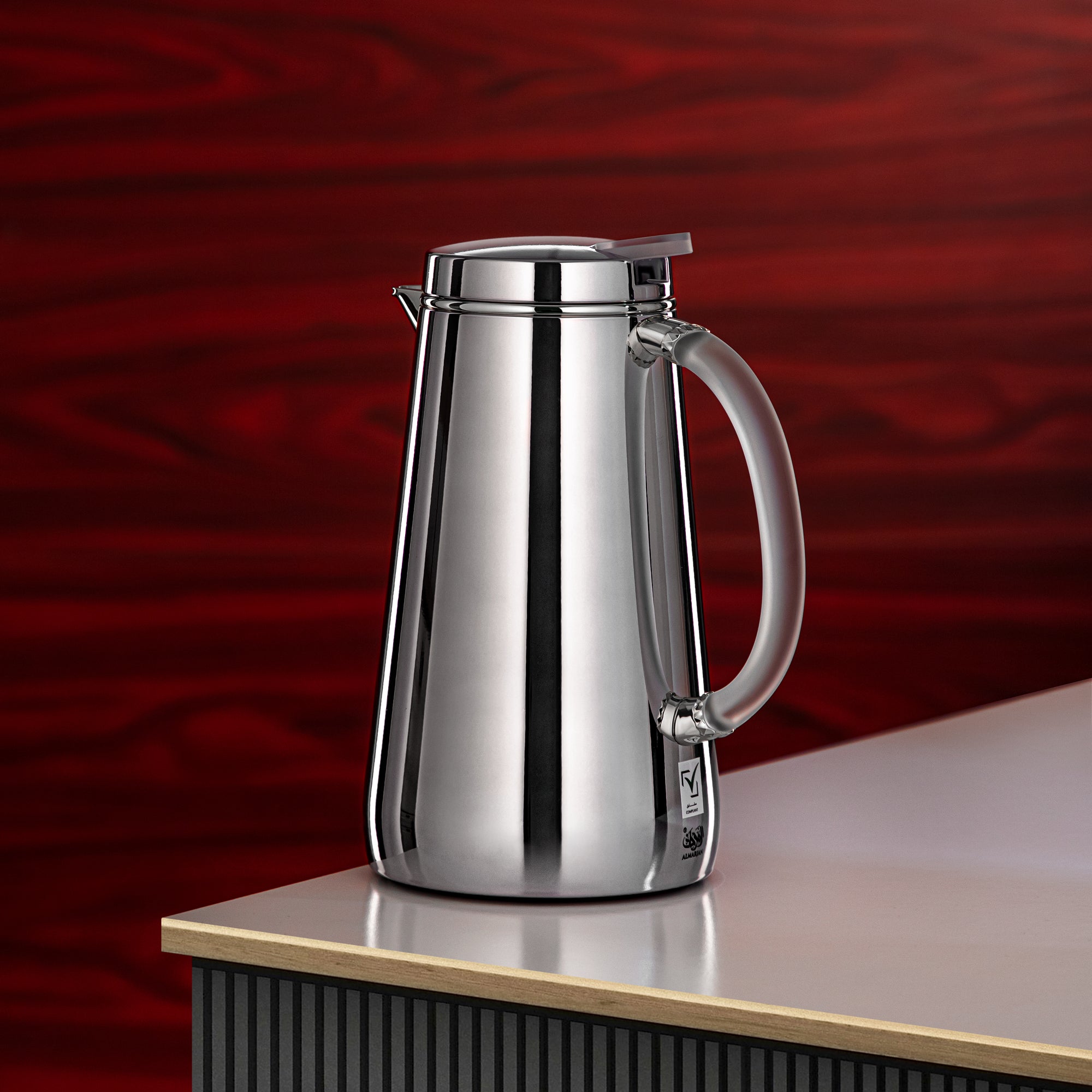 Almarjan Vacuum Flask Set Silver – Ramadan & Gatherings