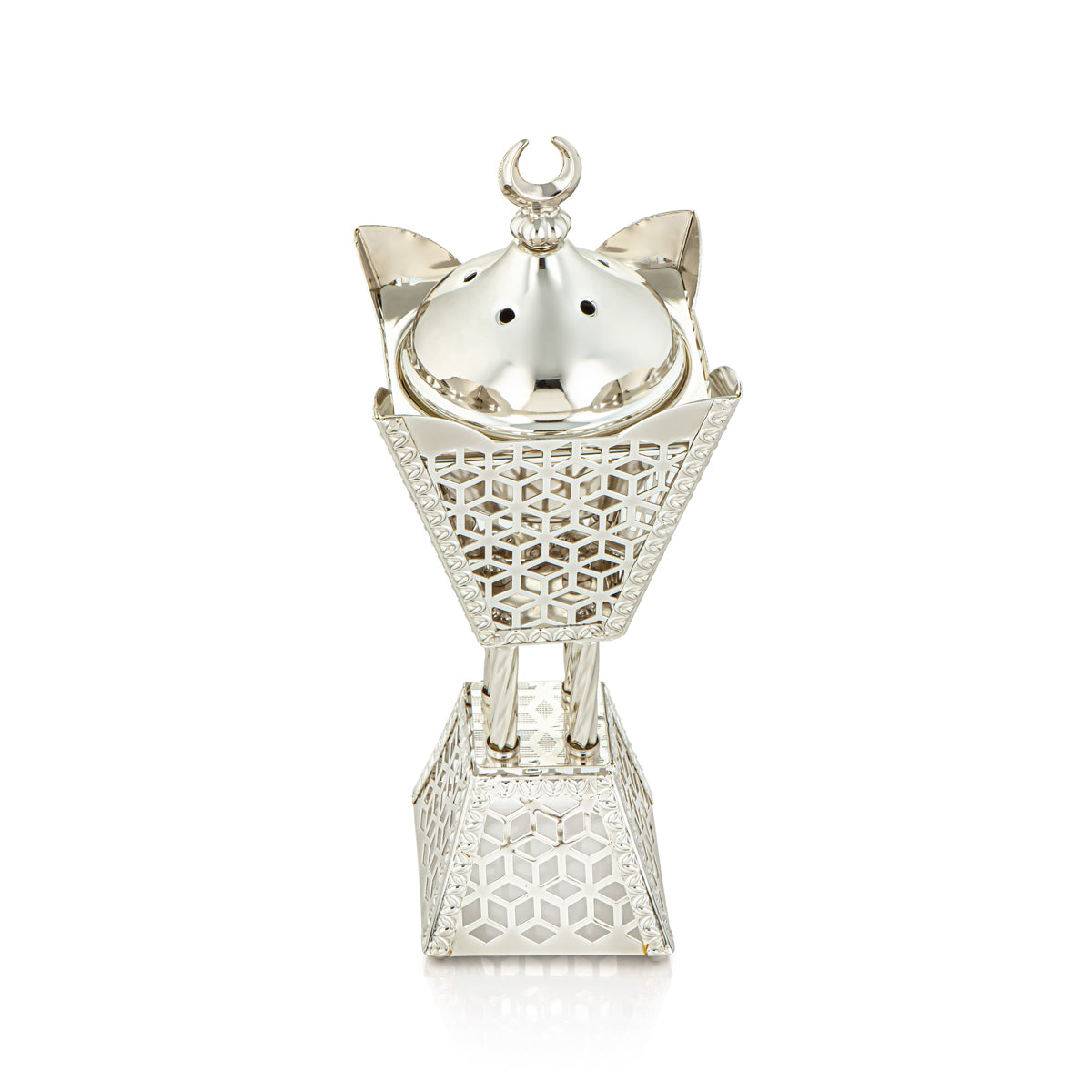 مبخرة المرجان 10 سم فضي - AZ-262S / S