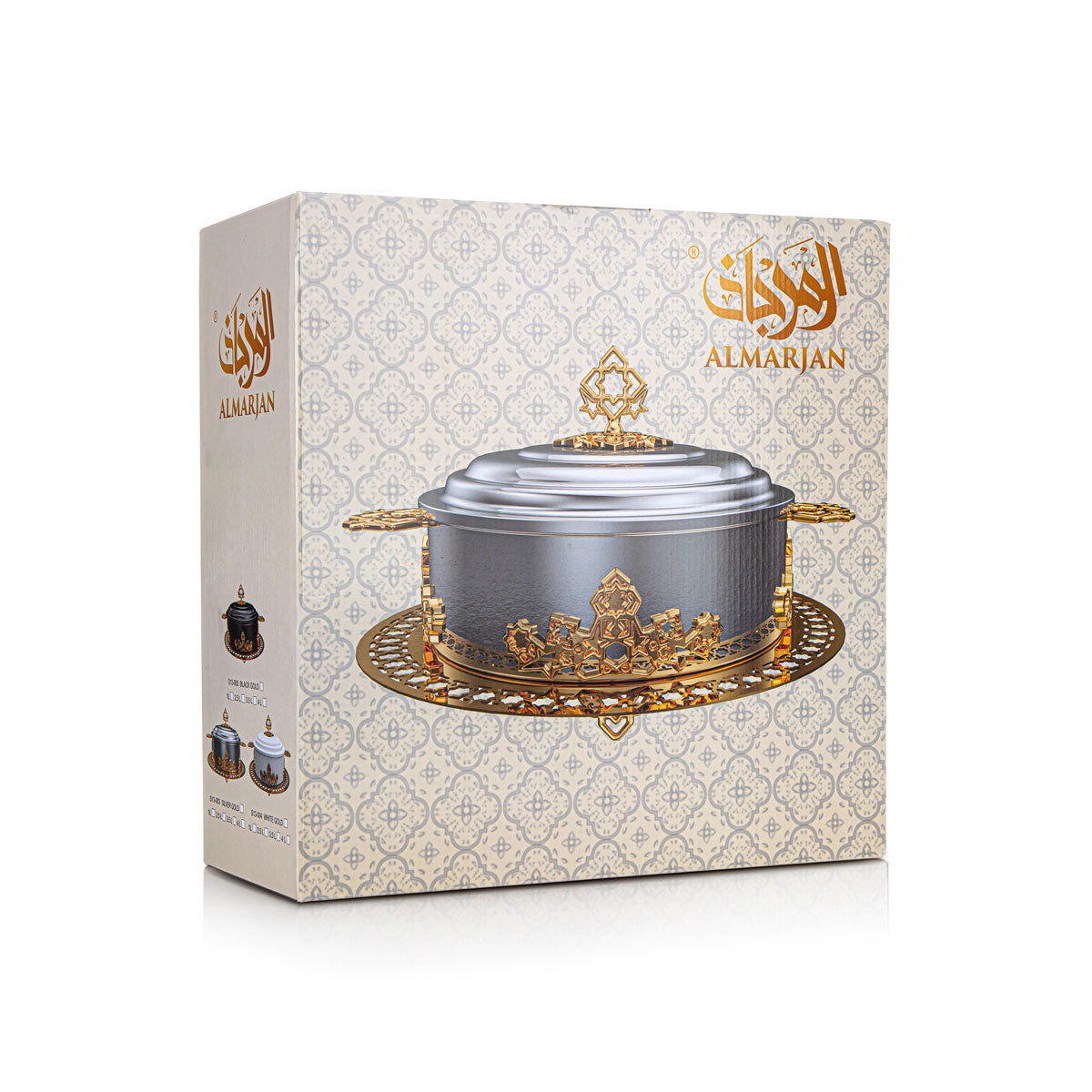 حرارة المرجان الفاخرة 1000 مل فضي وذهبي- S13-003XS