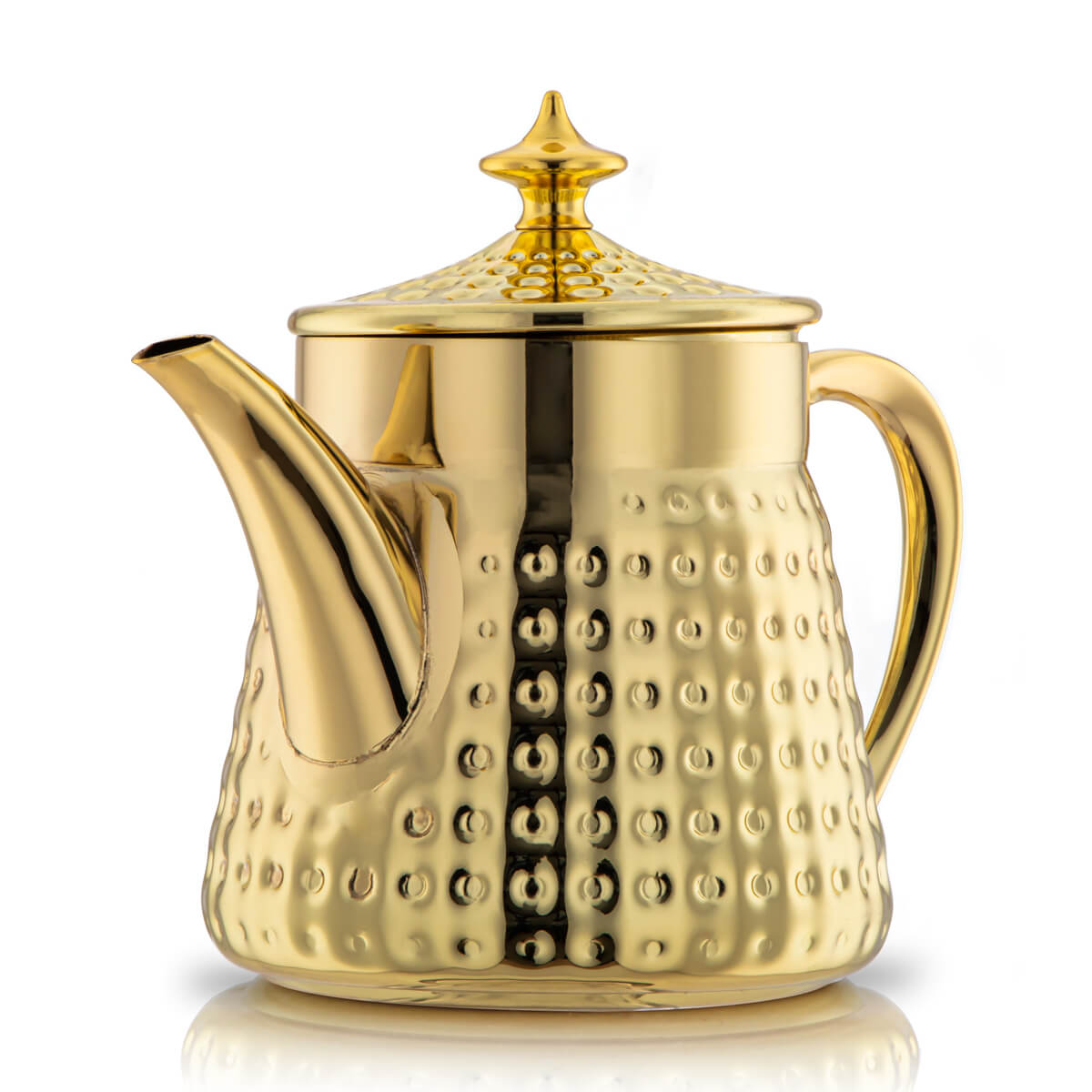 Almarjan 0.7 Liter Stainless Steel Teapot Gold - STS0010608