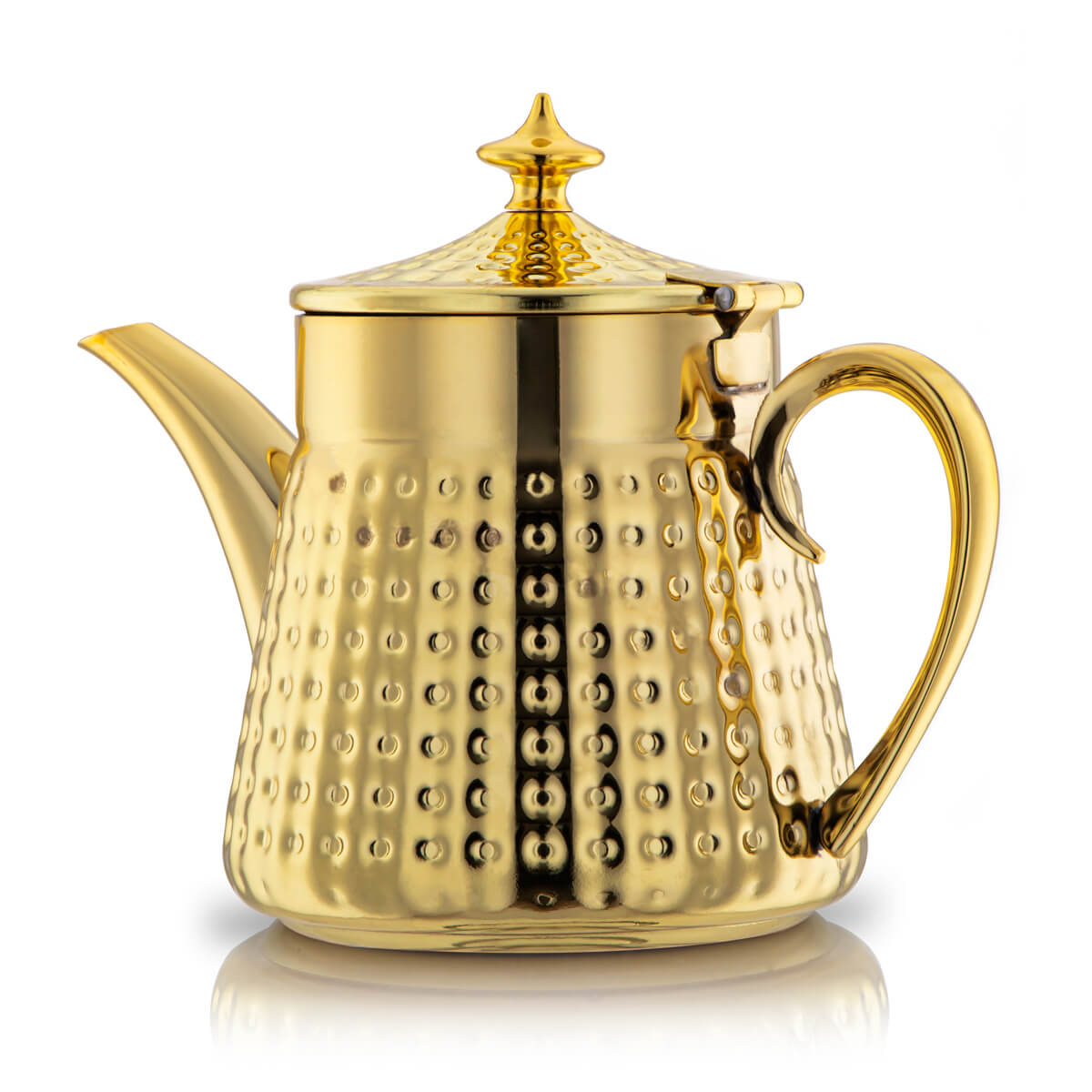 Almarjan 0.9 Liter Stainless Steel Teapot Gold - STS0010609