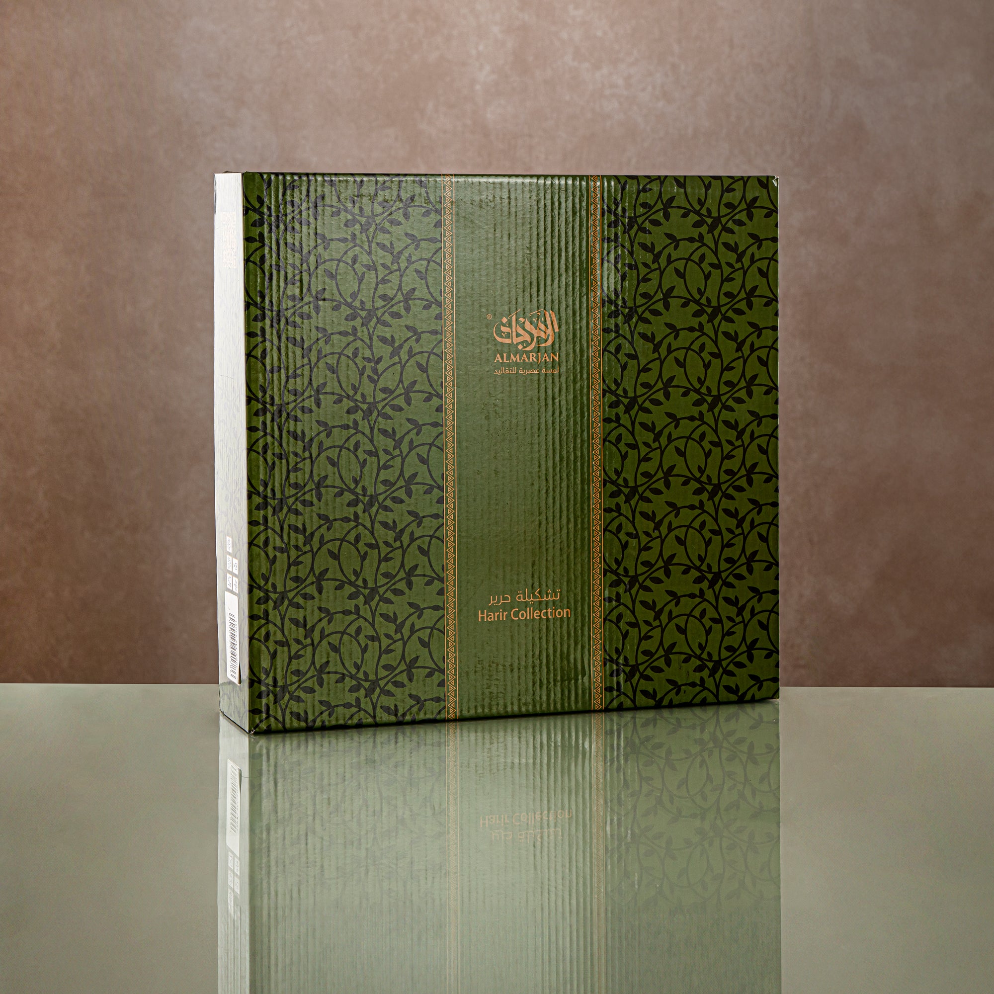 طقم استكانات و فناجين المرجان شفاف وذهبي 18 قطعة (18PCS SET-XQZT-GLD) التجمعات، المناسبات الخاصة، رمضان، العيد