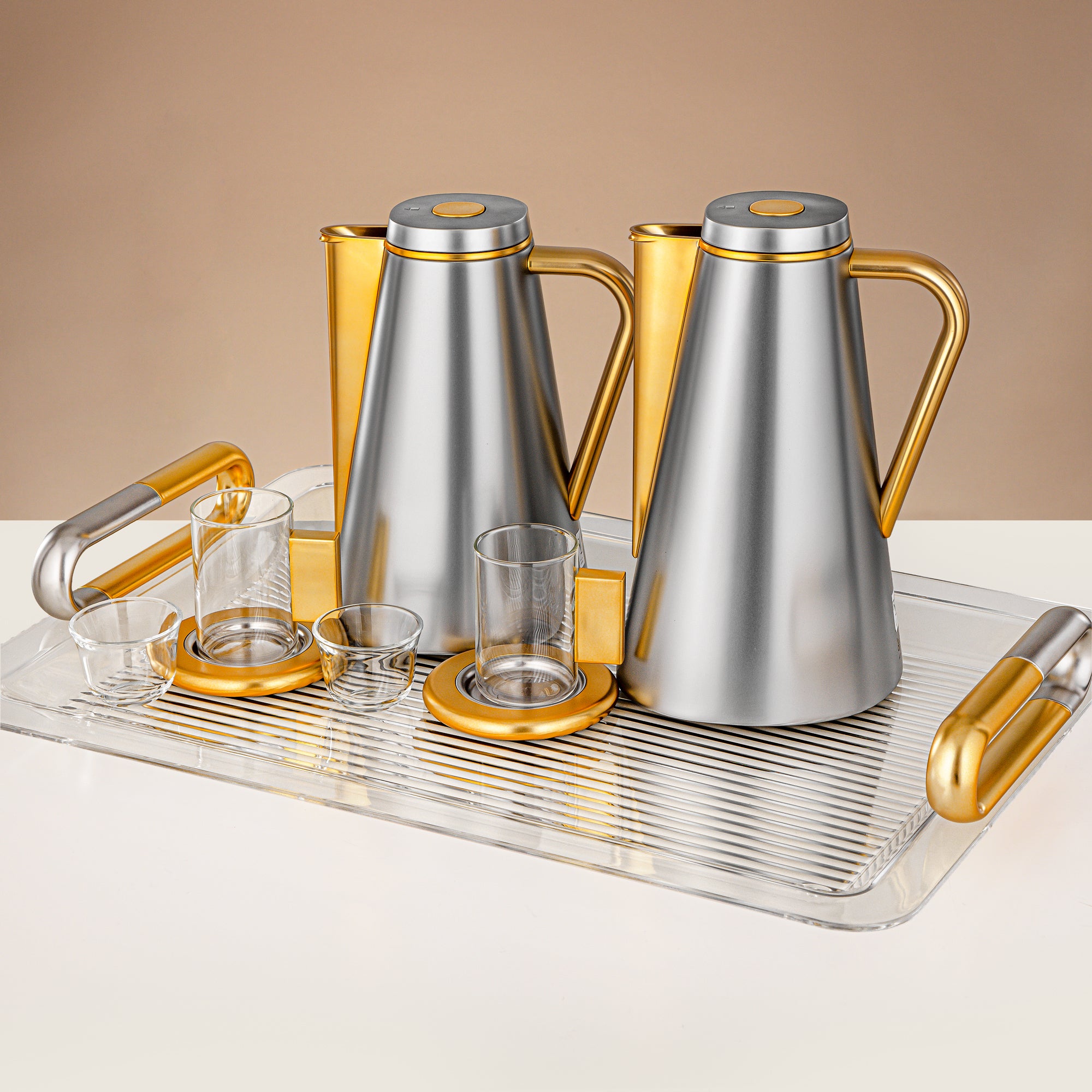 Almarjan 21 Pieces Serving Ensemble, Matt Nickel & Matt Gold