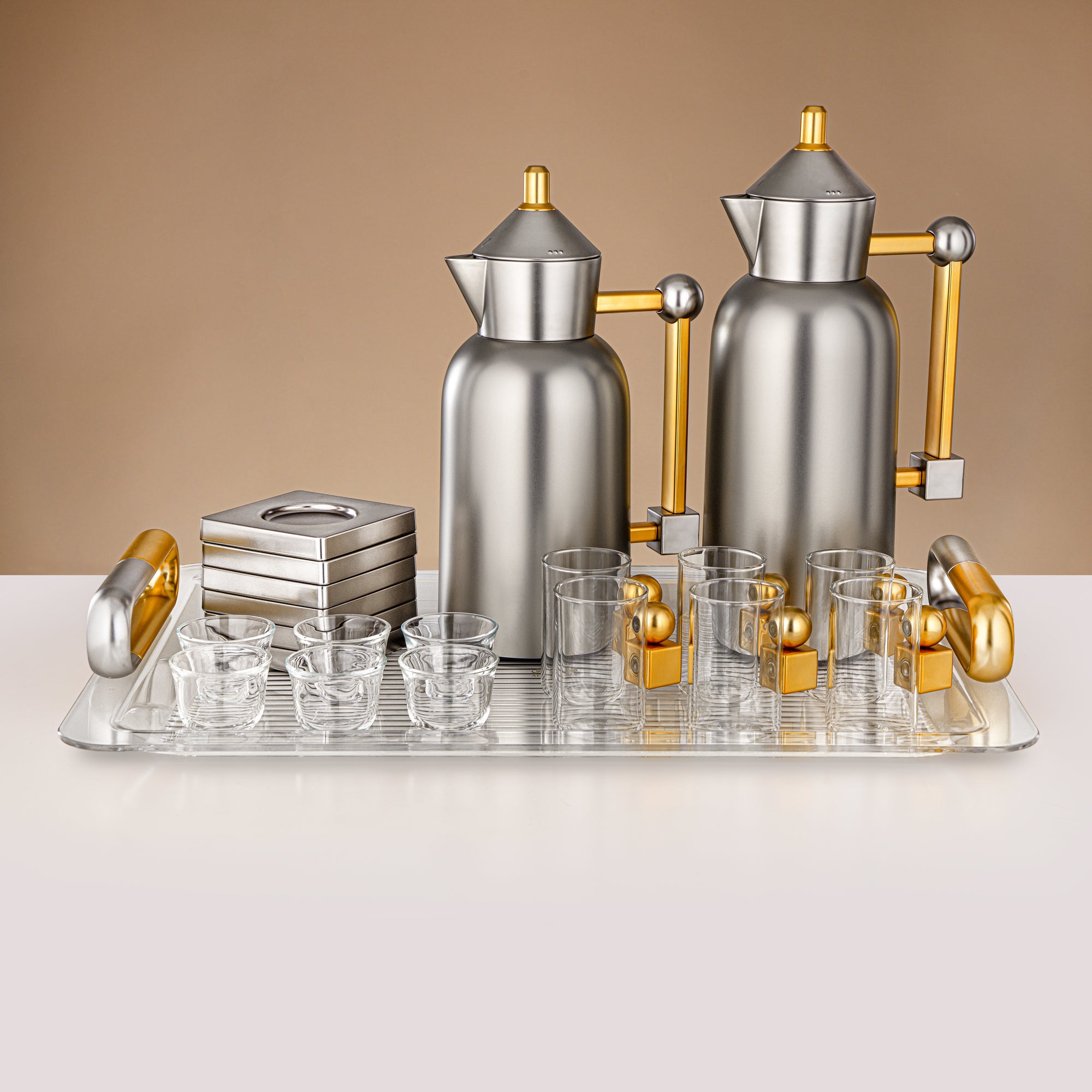 Almarjan 21 Pieces Serving Ensemble, Matt Nickel & Matt Gold