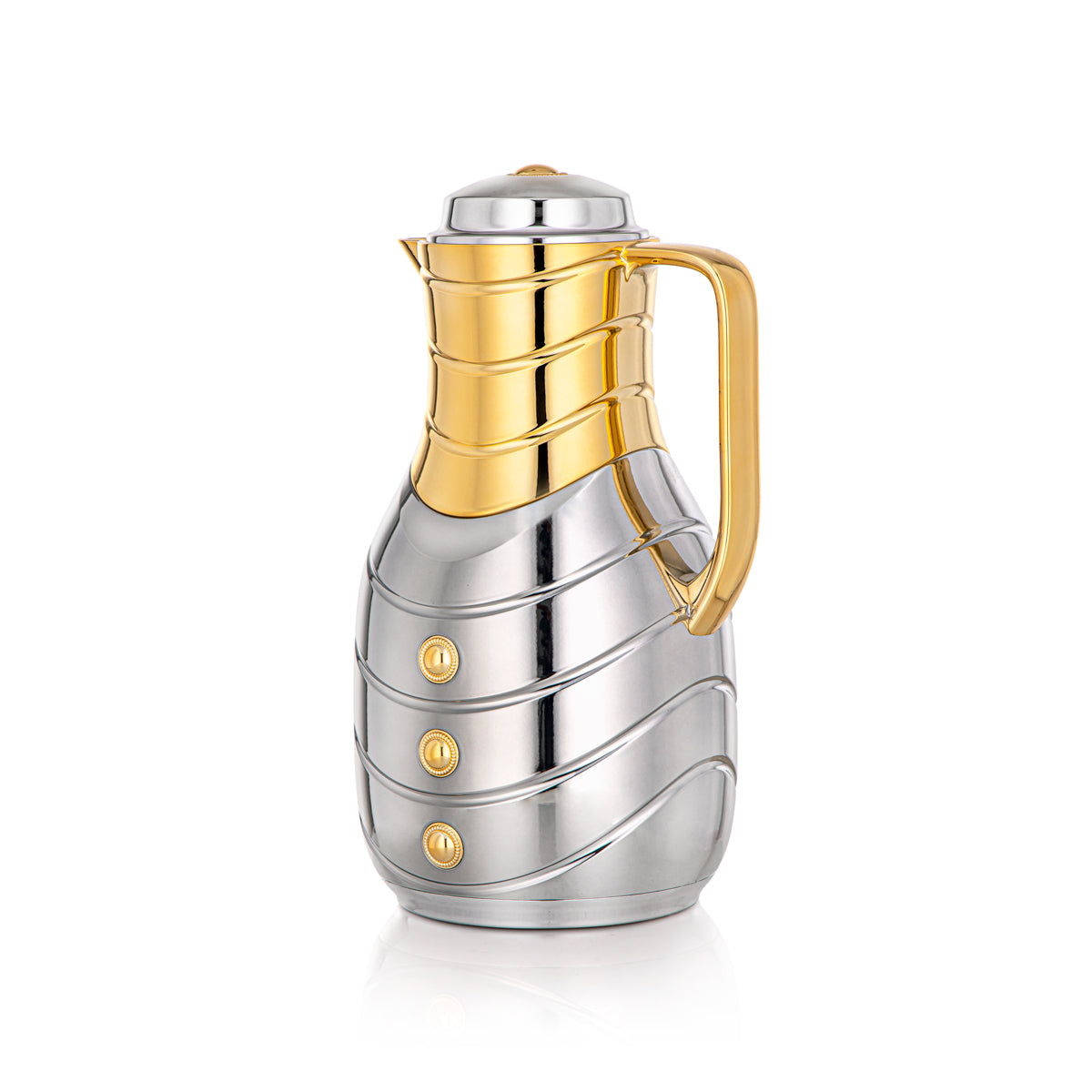 طقم ترامس المرجان - قطعتين - فضي ناعم وذهبي - FG203AB-100 C/G