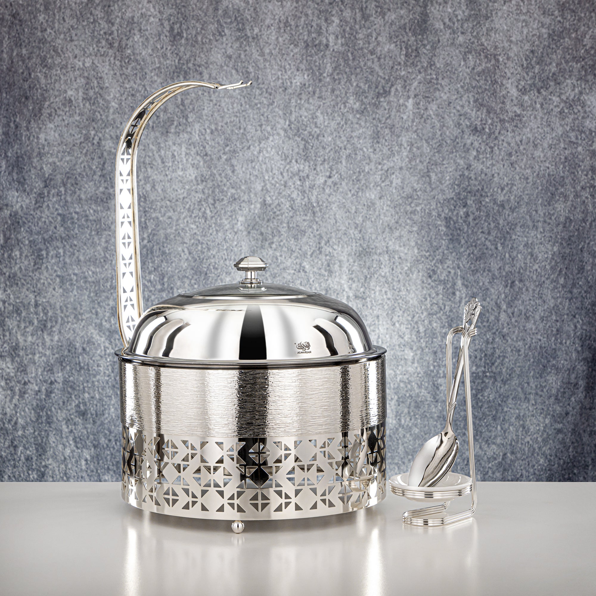 Almarjan 4000 ML Chafing Dish Silver - STS0013338