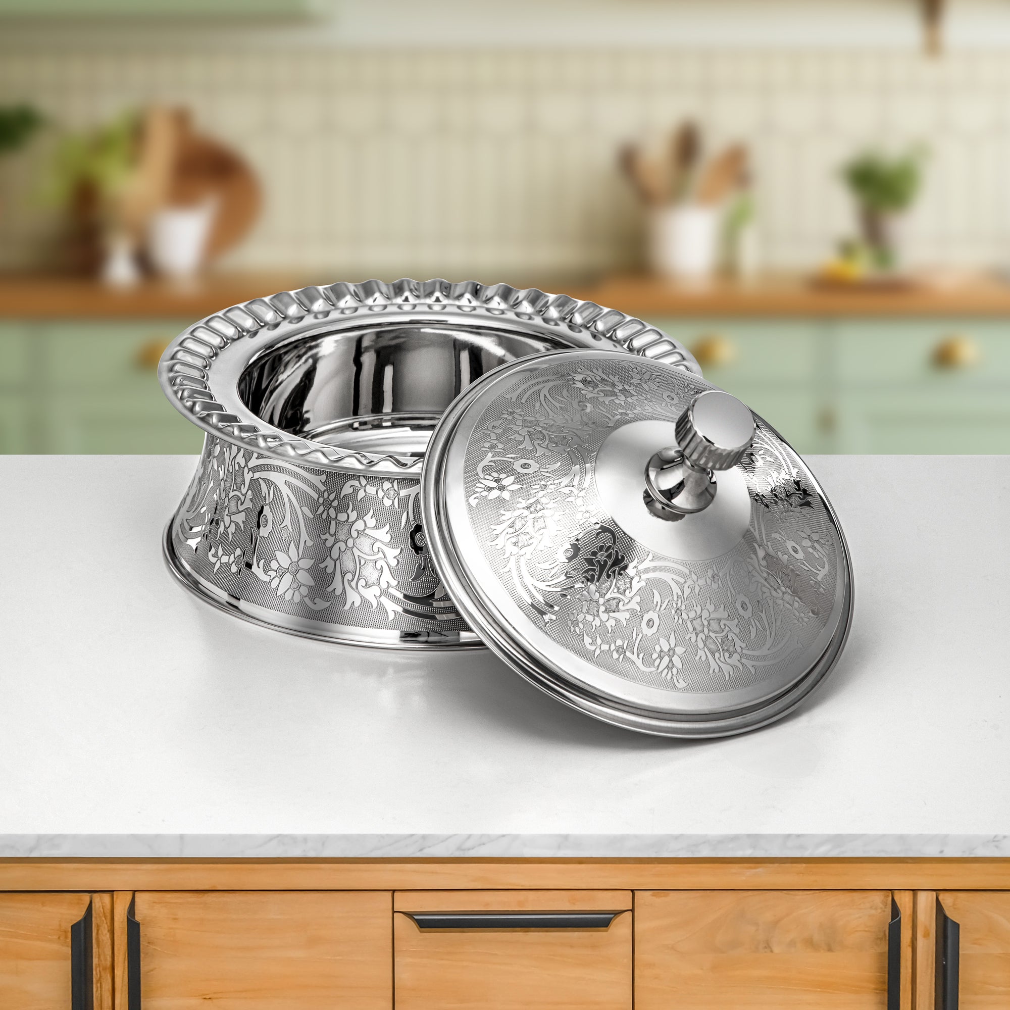 Almarjan Hot Pot Stainless Steel 20 cm – Afrah Collection