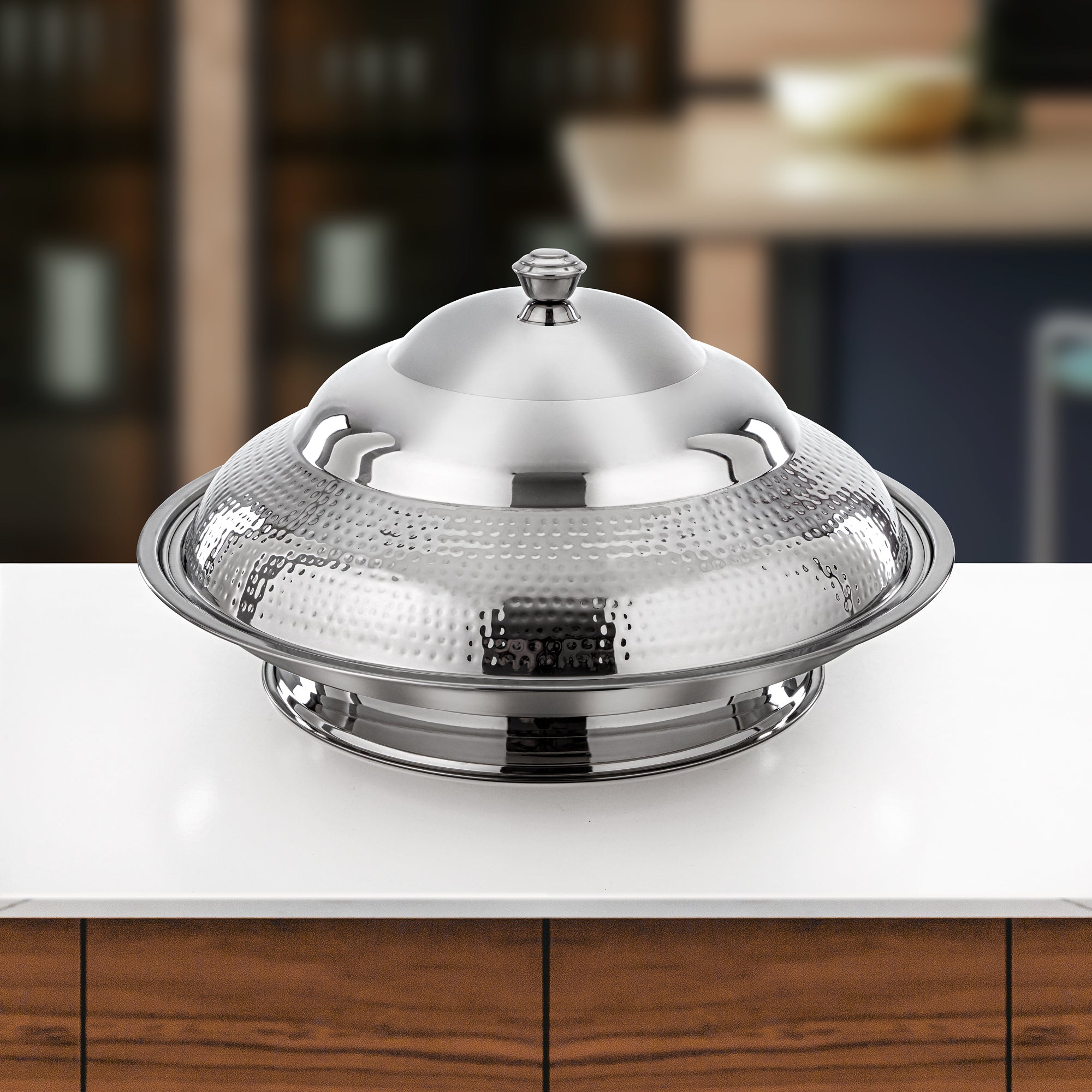 Almarjan Koozy Tray 65 cm Silver (H25M20)