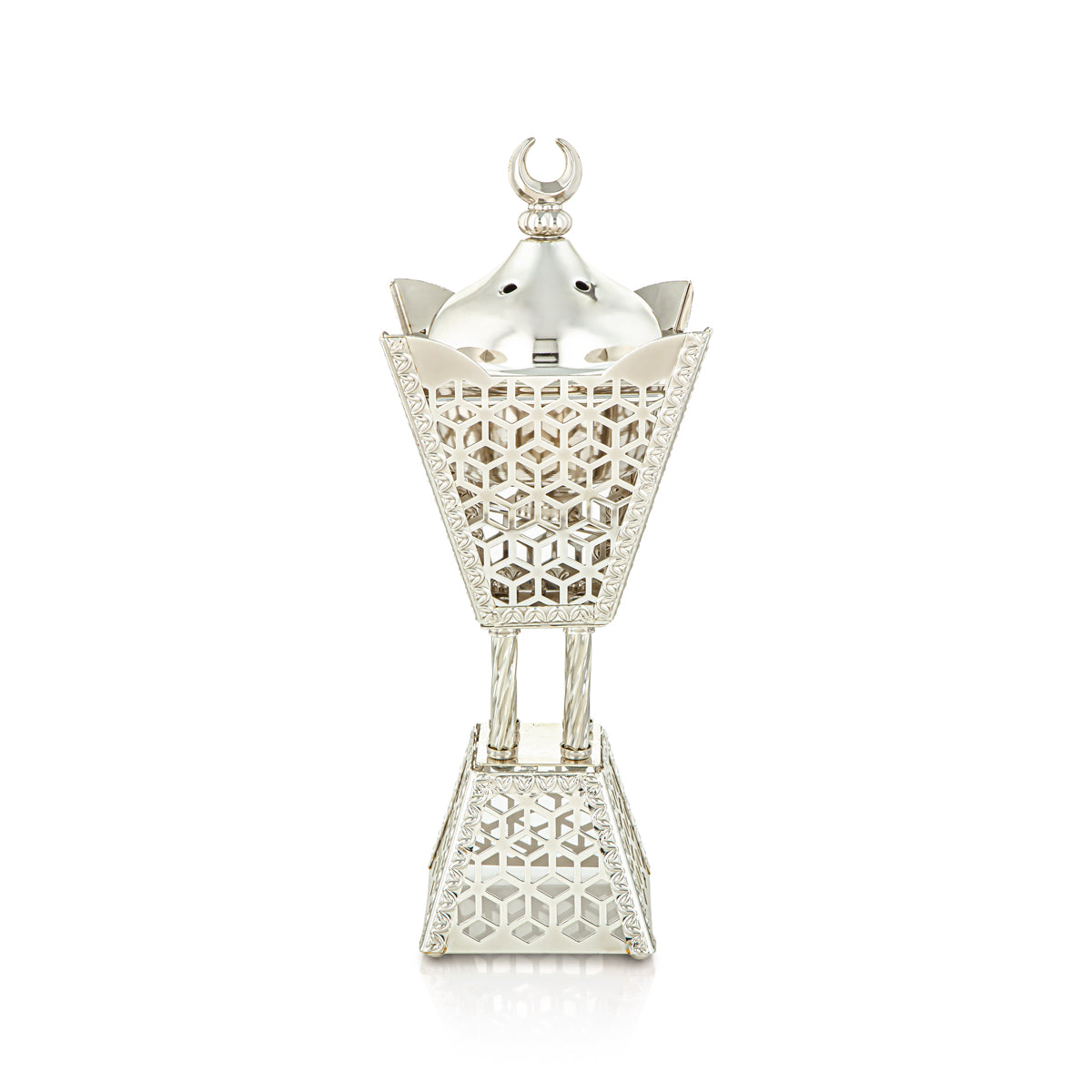 مبخرة المرجان 10 سم فضي - AZ-262S / S